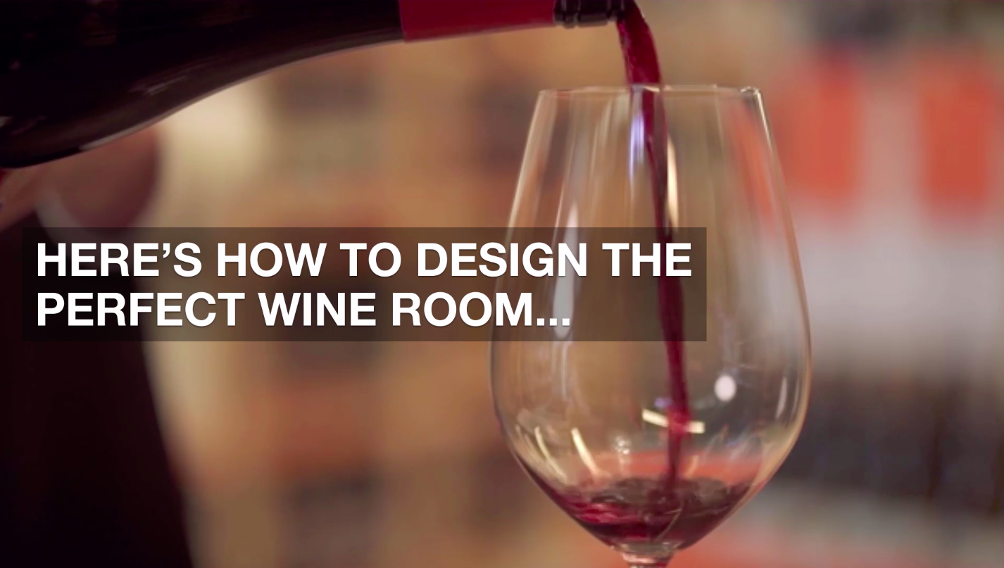 How to design an upscale wine room
